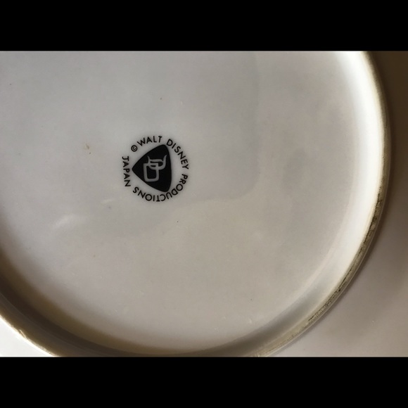 Vintage Mid Century Mickey Mouse Walt Disney Collector Rare Tin Enamel Art Plate - Picture 3 of 4